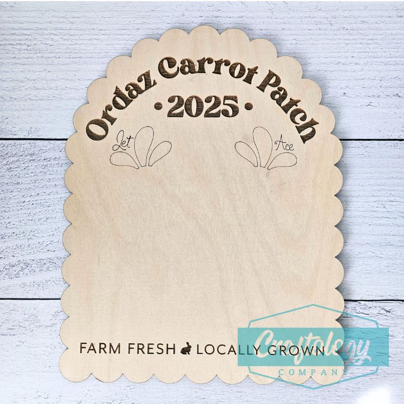 Easter Carrot Patch | Footprints Keepsake | DIY Kit