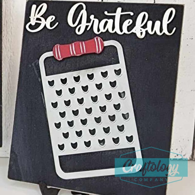 Be Grateful | 8" Farmhouse Frame | Interchangeable Add-on | DIY Kit