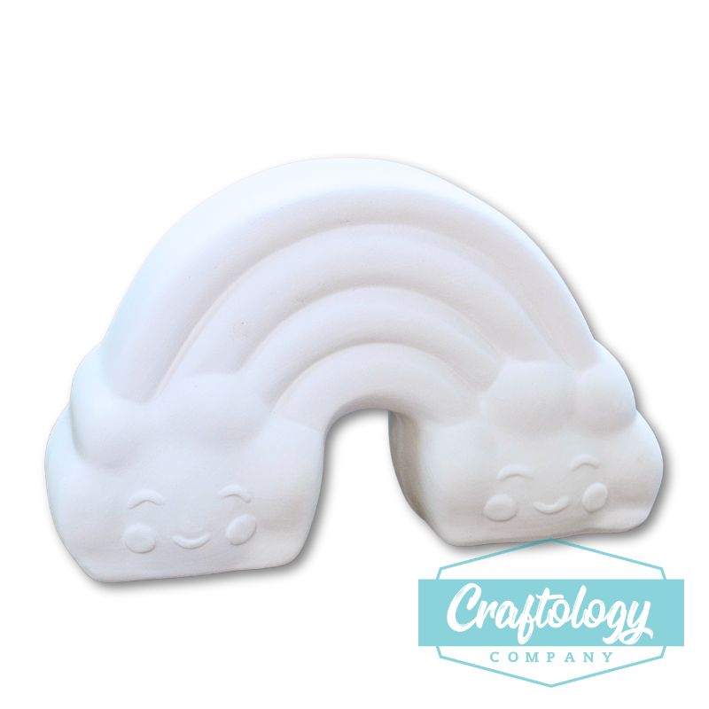 Cute Clouds Rainbow Ceramic Figurine
