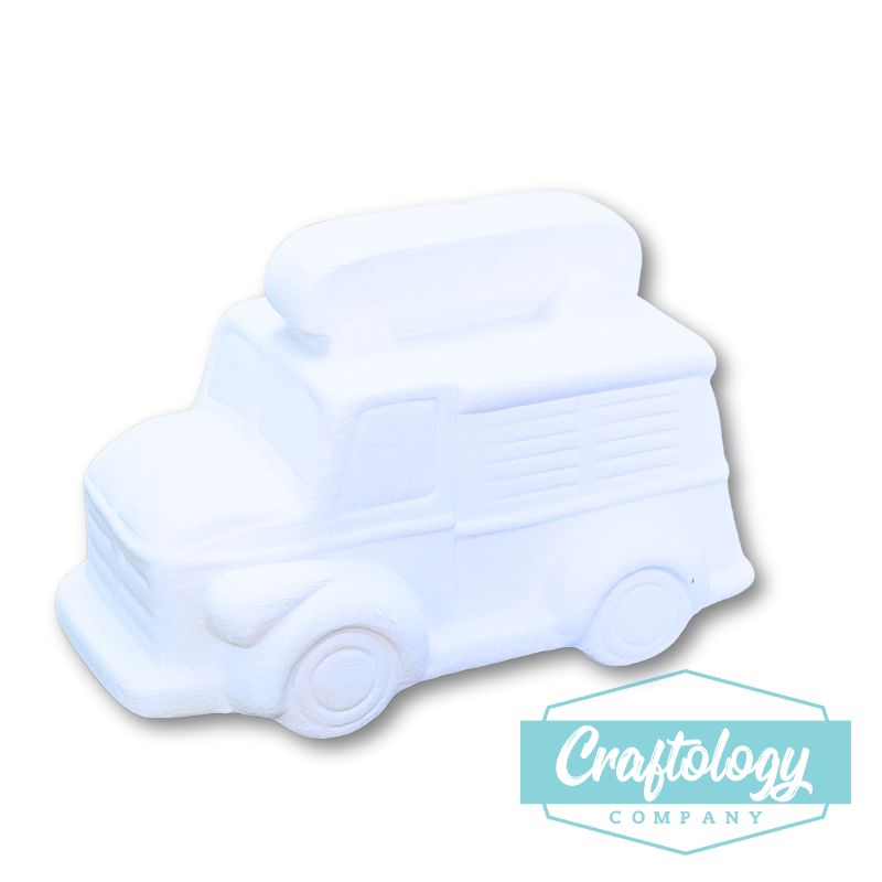 Firetruck Ceramic Figurine