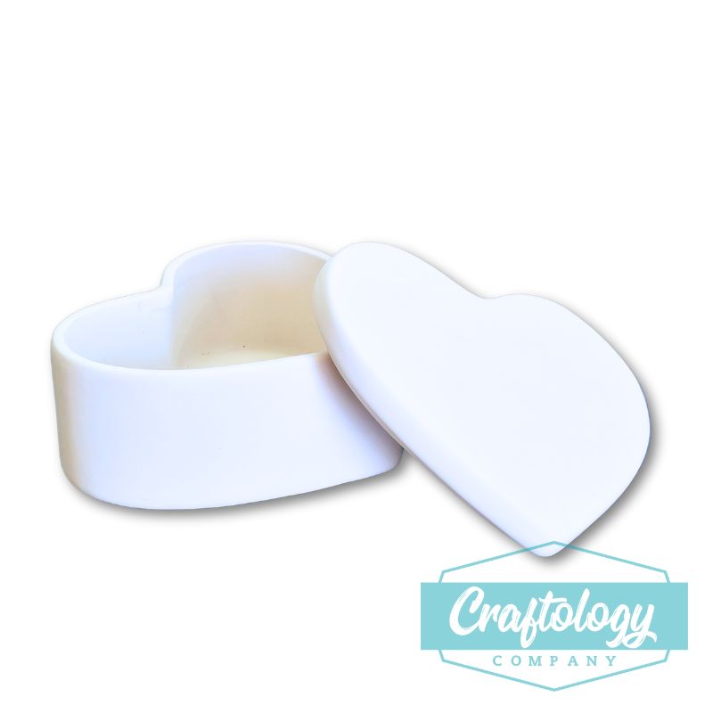 Heart Ceramic Trinket Box