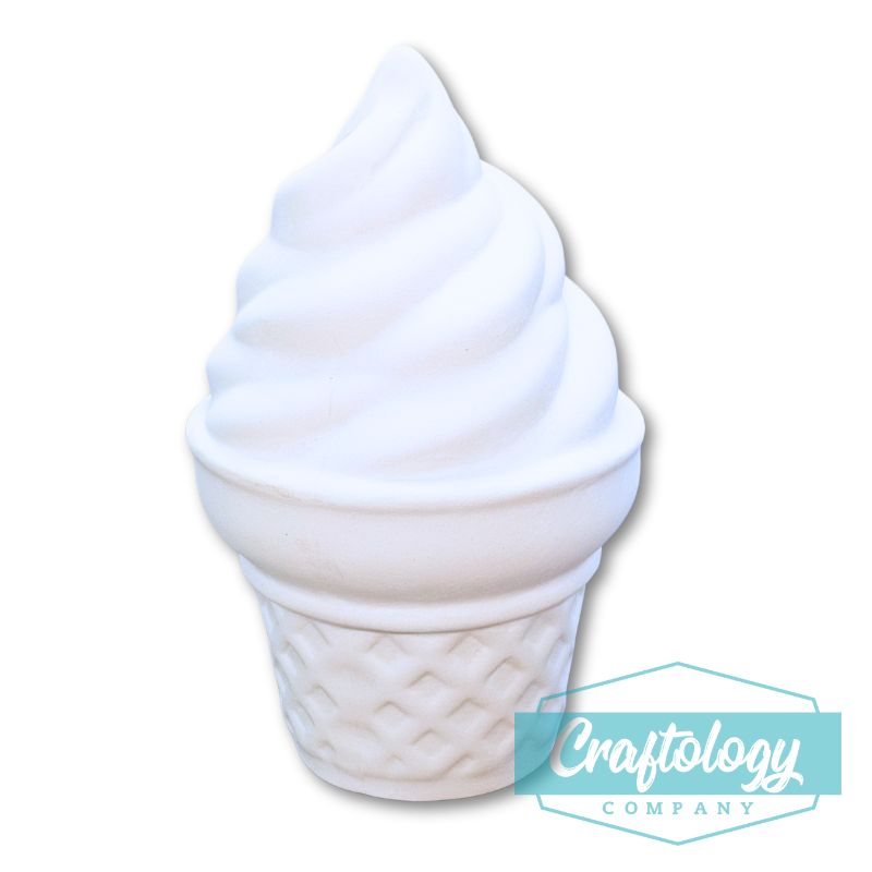 Ice Cream Cone Ceramic Bank