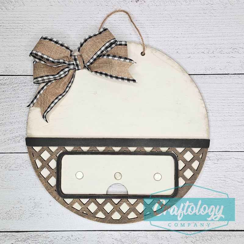 Round Door Hanger | Interchangeable Base | DIY Kit