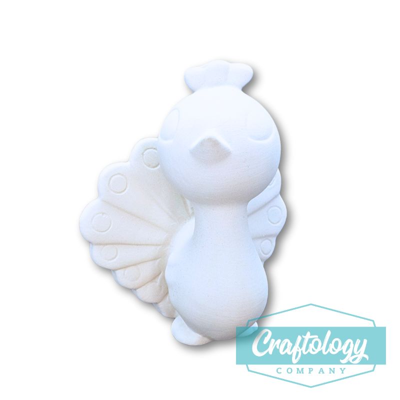 Peacock Ceramic Figurine