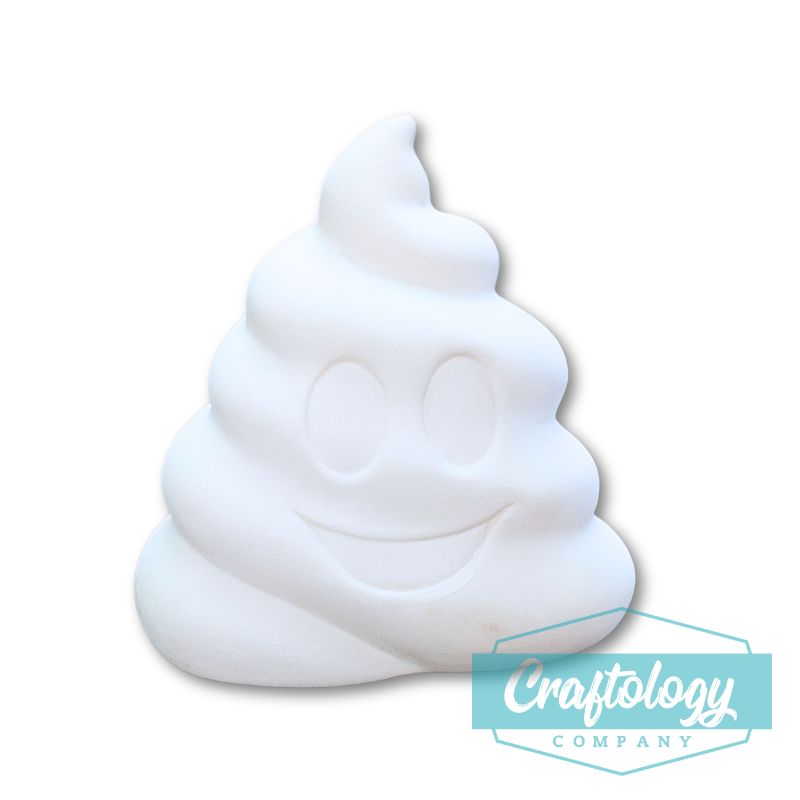 Poop Emoji Ceramic Bank