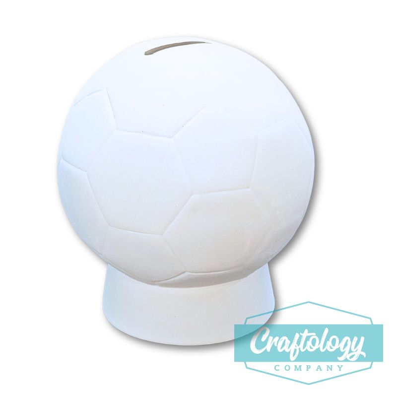 Soccer Ball Ceramic Bank