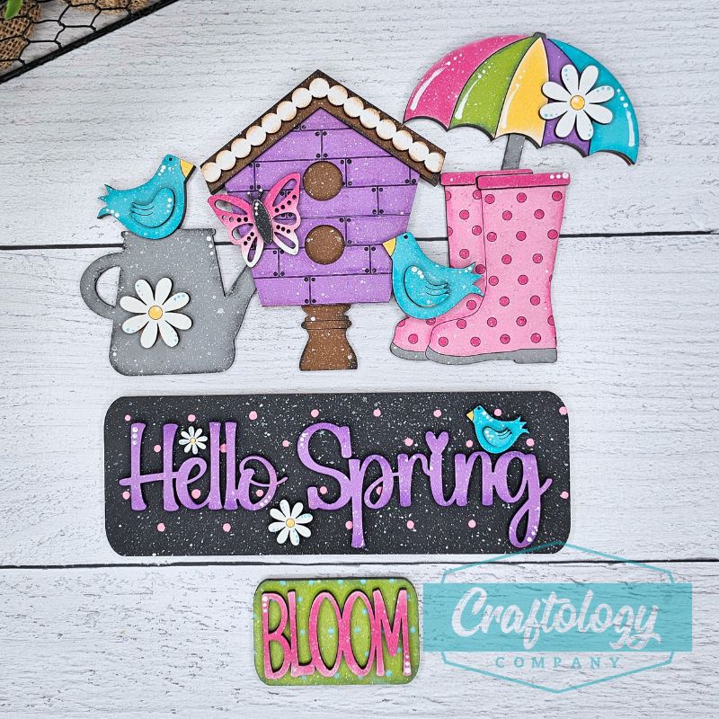 Spring Birdhouse | Interchangeable Add-on | DIY Kit
