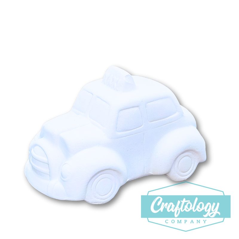 Taxi Ceramic Figurine