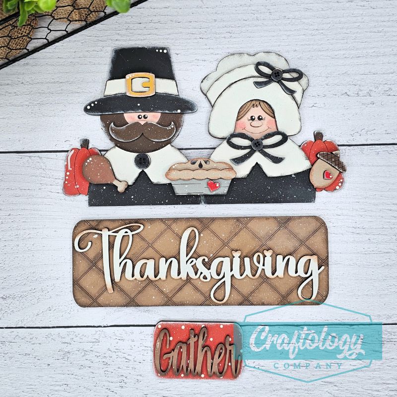 Thanksgiving Pilgrims | Interchangeable Add-on | DIY Kit
