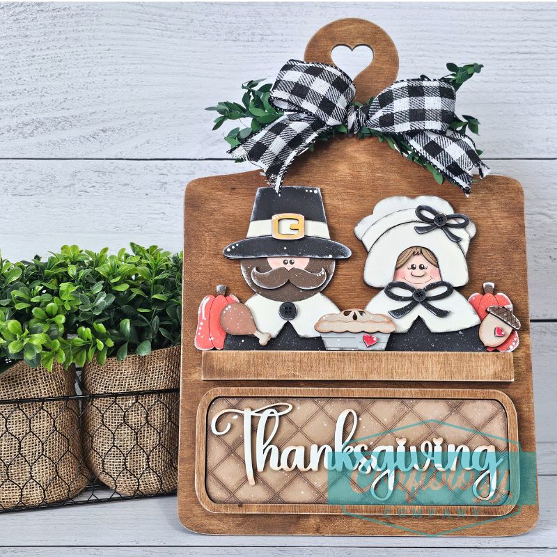 Thanksgiving Pilgrims | Interchangeable Add-on | DIY Kit