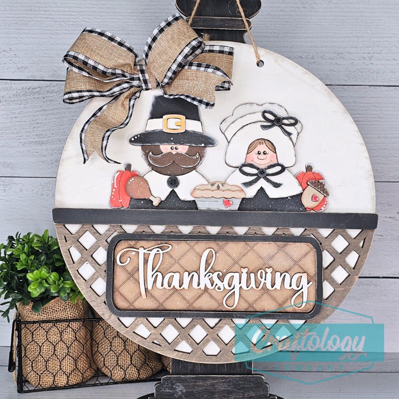 Thanksgiving Pilgrims | Interchangeable Add-on | DIY Kit
