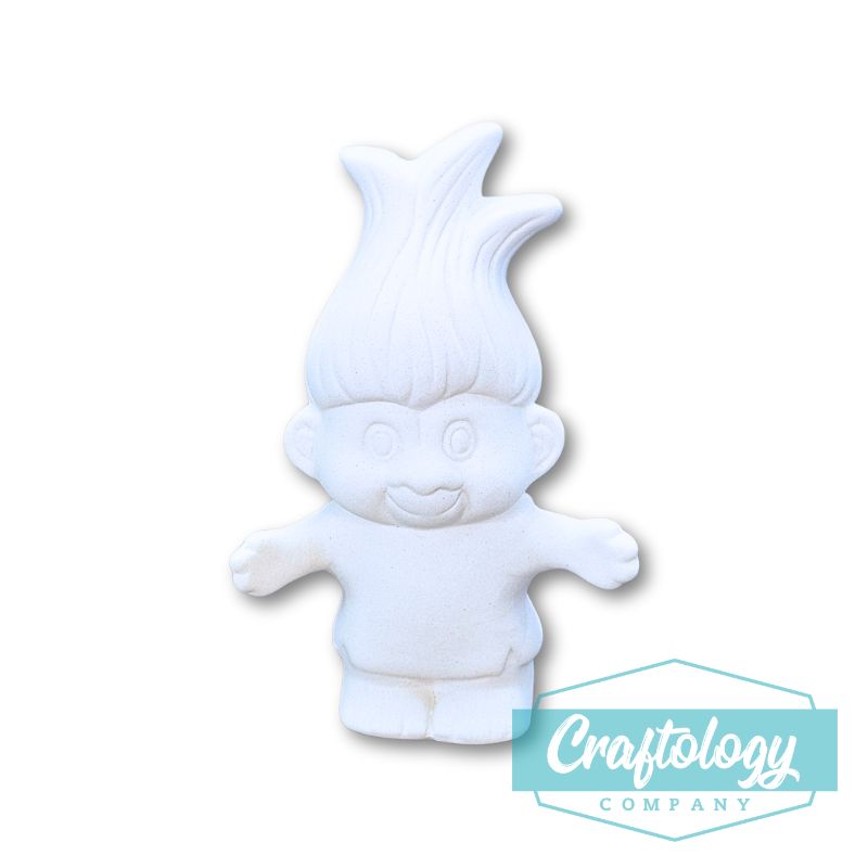 Tucker Troll Ceramic Figurine