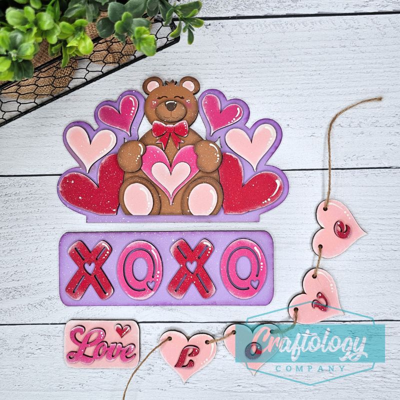 Valentine Bear | Interchangeable Add-on | DIY Kit