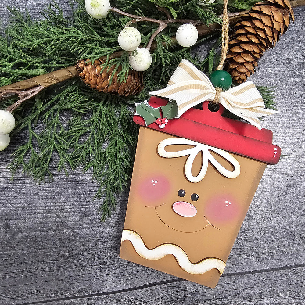 Gingerbread Latte Cup Ornament Kit