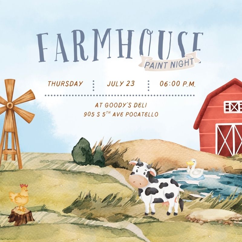 Farmhouse Paint Night - Thursday, July 23, 2026