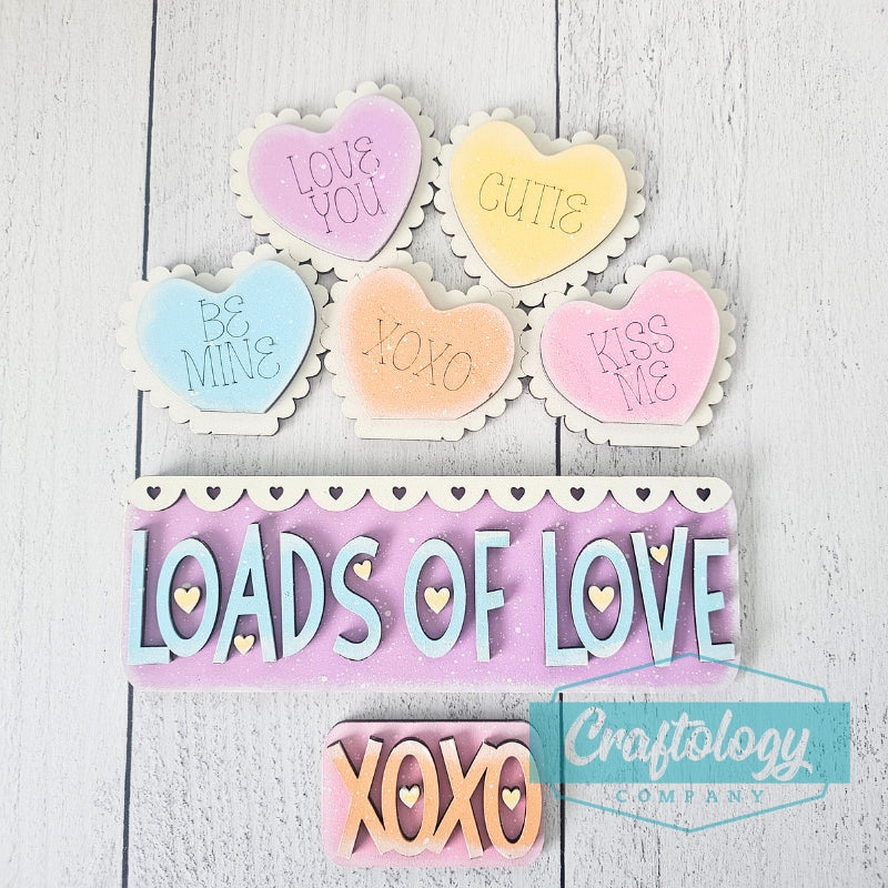 Candy Conversation Hearts | Interchangeable Add-on | DIY Kit