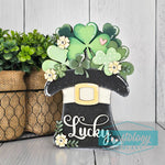 Lucky St. Patty's Day Hat - Chunky Shelf Sitter 7
