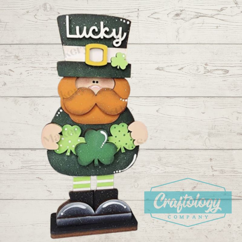 Lucky Leprechaun - Chunky Shelf Sitter 6.5"