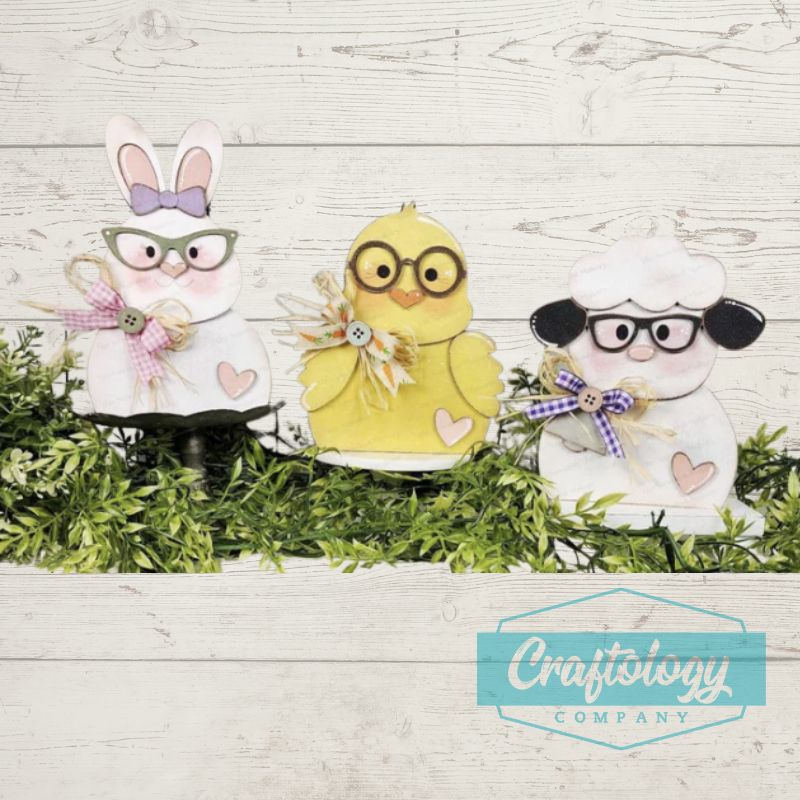 Easter Pals - Chunky Shelf Sitters 6.5" set of 3