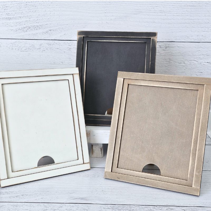 8" Farmhouse Frame | Interchangeable Base | DIY Kit