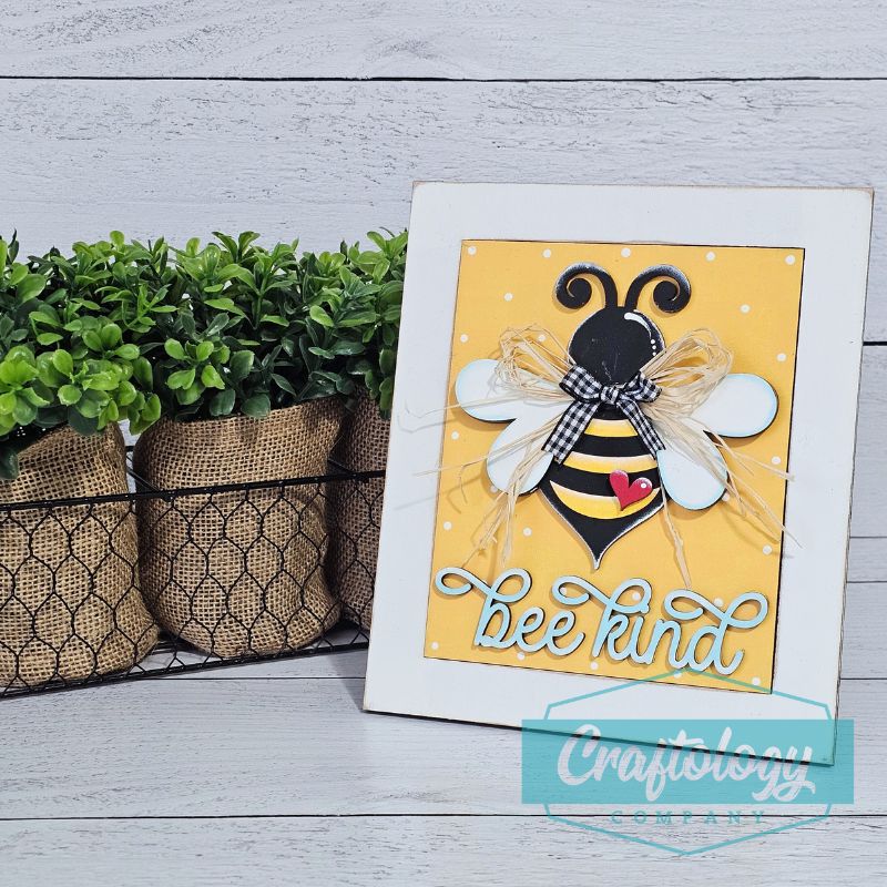 8" Farmhouse Frame | Interchangeable Base | DIY Kit