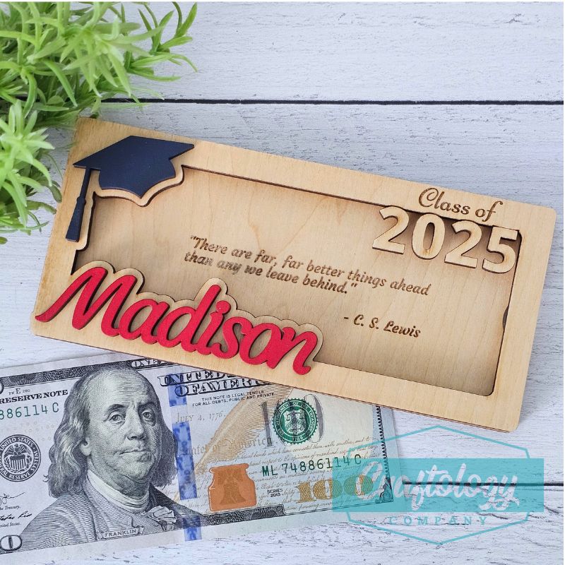 Graduation Cash or Gift Card Holder | Personalized | Keepsake