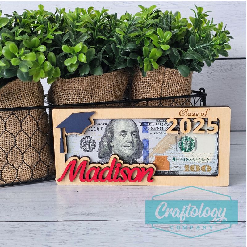 Graduation Cash or Gift Card Holder | Personalized | Keepsake