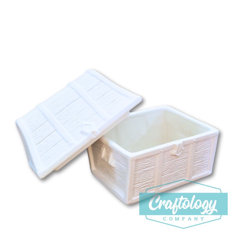 Treasure Chest Ceramic Trinket Box