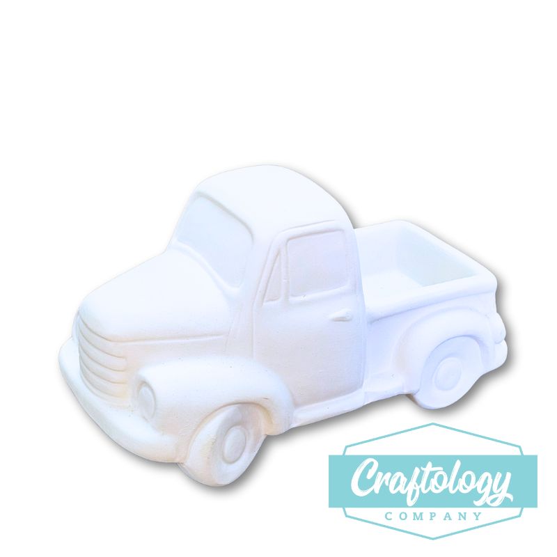 Vintage Truck Ceramic Figurine